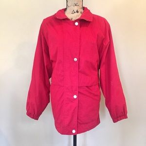 Red jacket by London Fog  Size MR